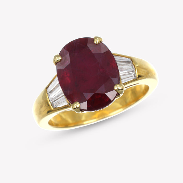 Anello Rubino Imperiale